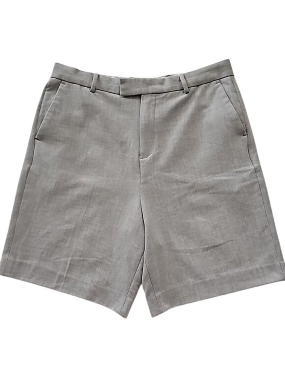 ASOS Men's Flat Front Shorts Size 34 Gray Business Casual Golf Vacation Office